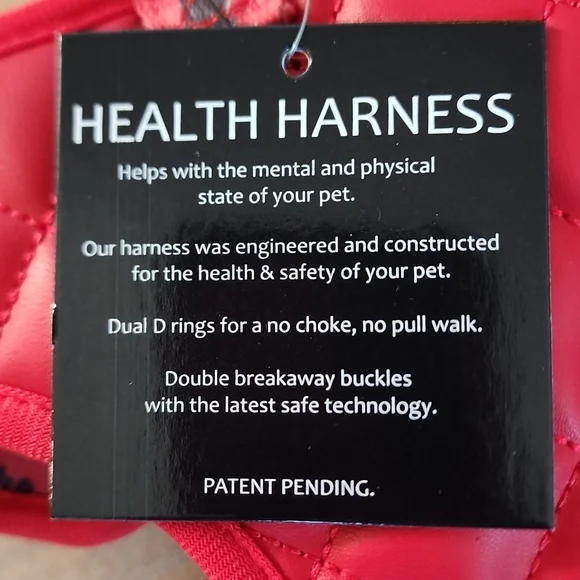 Frenchiestore neck adjustable vegan leather harness-M - Picture 4 of 6